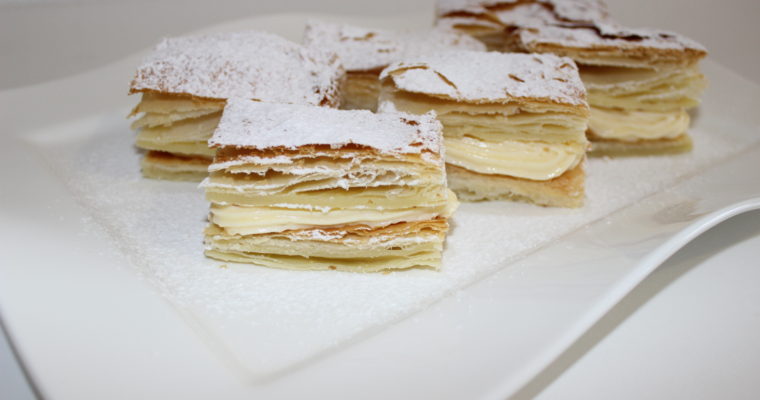 RECEPT ZA KREMPITU NA FRANCUSKI NAČIN – MILLEFOGLIE NAPOLEON