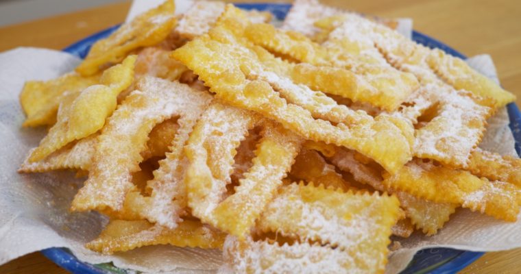 Recept za kroštule ili kjakere (chiacchiere)