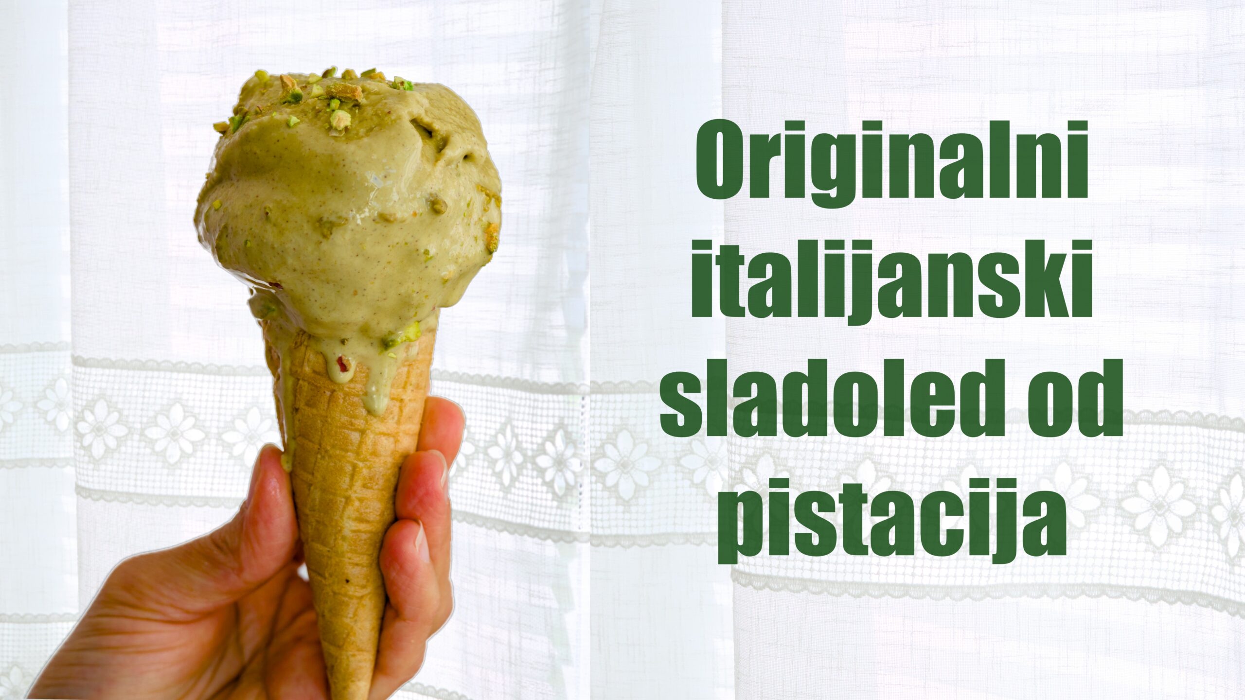 SLADOLED OD PISTACIJA